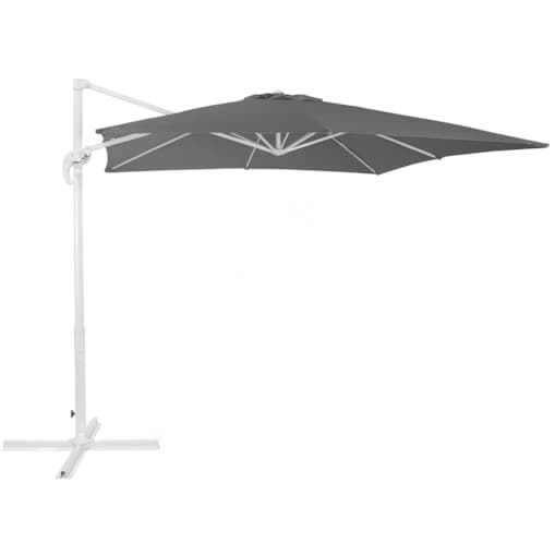 Parasol ogrodowy 250 x 250 cm ciemnoszary MONZA