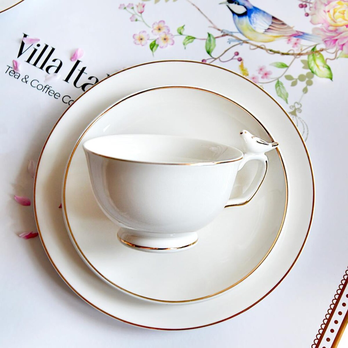 VILLA ITALIA Filiżanka do herbaty porcelanowa 180 ml PIAF