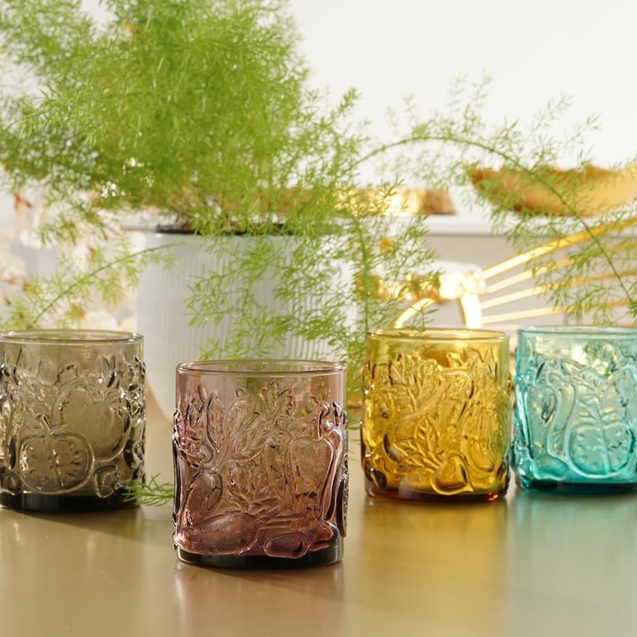 VILLA ITALIA Szklanka fioletowa 350 ml MONDO