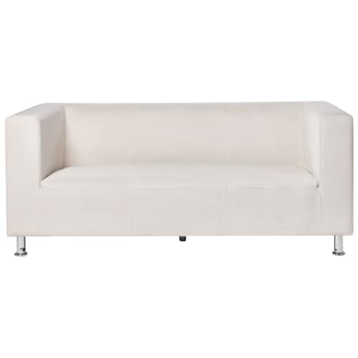 Sofa 3-osobowa biała FLORO