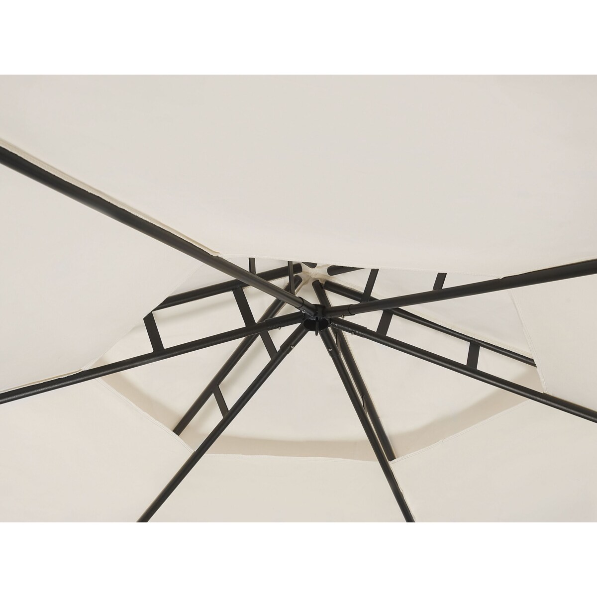 Pawilon ogrodowy ⌀ 350 cm beżowy PORTEL