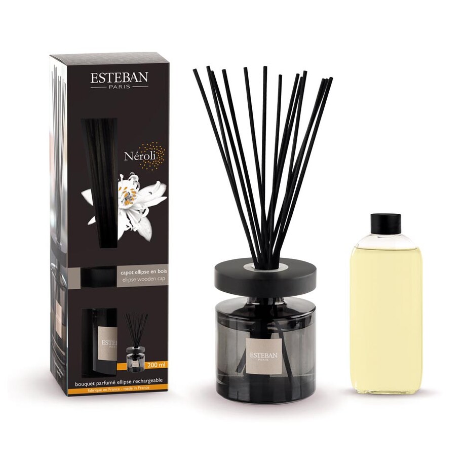 Dyfuzor zapachowy z patyczkami Neroli, 200 ml, Esteban