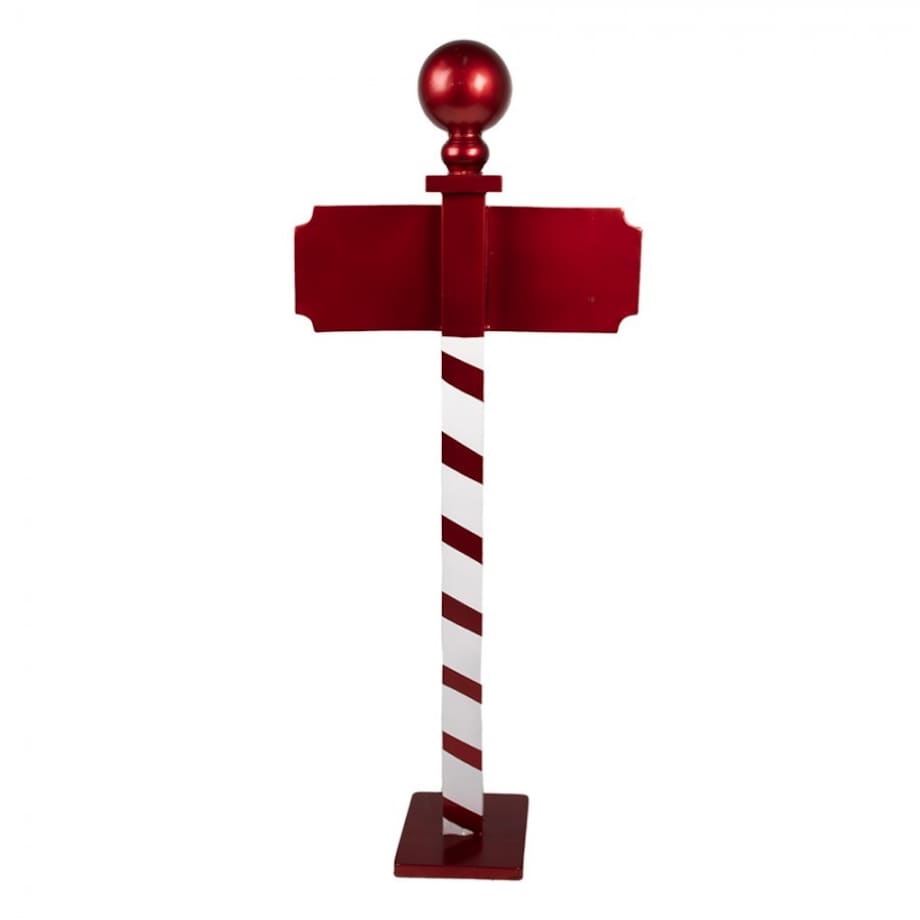 Dekoracja świąteczna - znak NORT POLE 110 cm