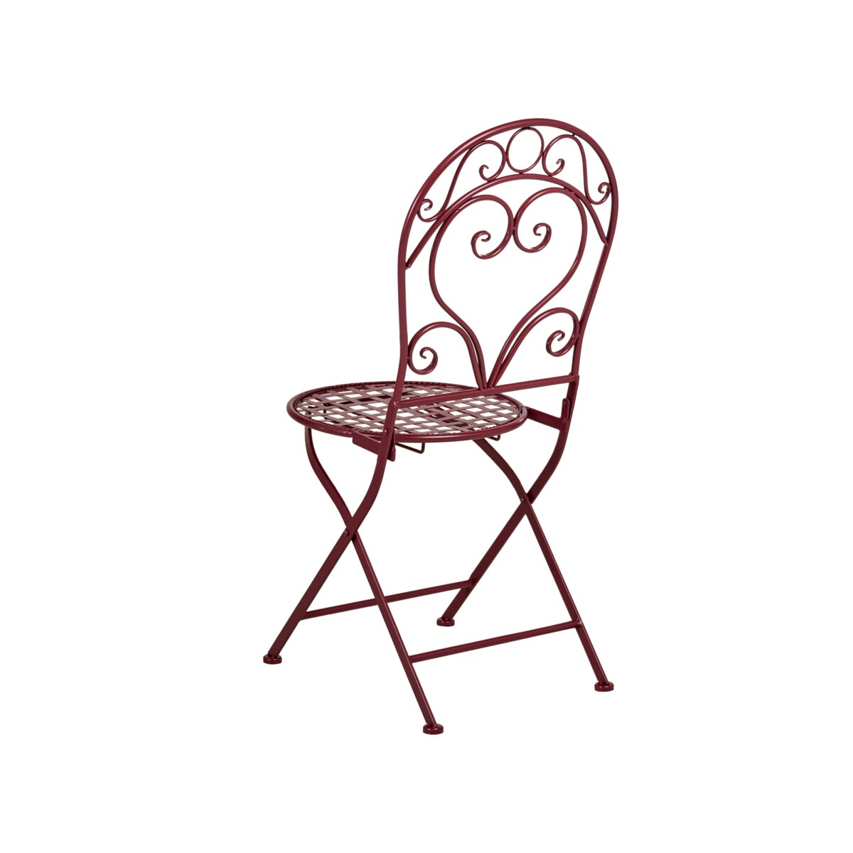 Zestaw mebli balkonowych ALBINIA Metal Burgundowy