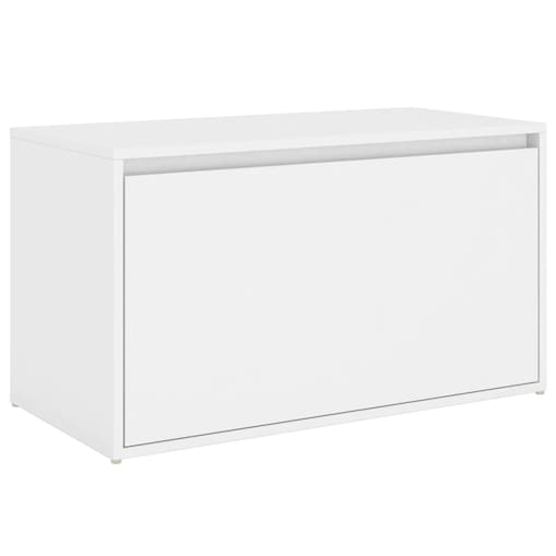 vidaXL Ławka do przedpokoju, biała 80x40x45 cm materiał drewnopochodny