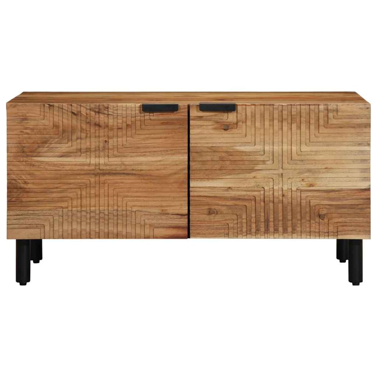 vidaXL Stolik kawowy, 80x50x40 cm, lite drewno akacjowe