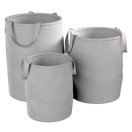 Kosz na zabawki Tobi, jasny popiel, 40x60cm, Lollipop