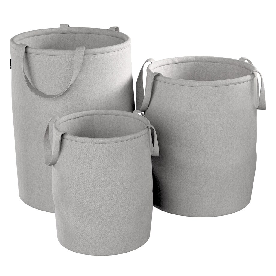 Kosz na zabawki Tobi, jasny popiel, 40x60cm, Lollipop