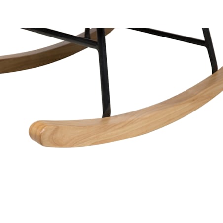 Fotel bujany welurowy różowy OXIE