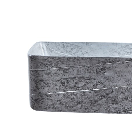 Umywalka nablatowa ARTAJ Szary efekt betonu 61 x 35 cm Ceramika