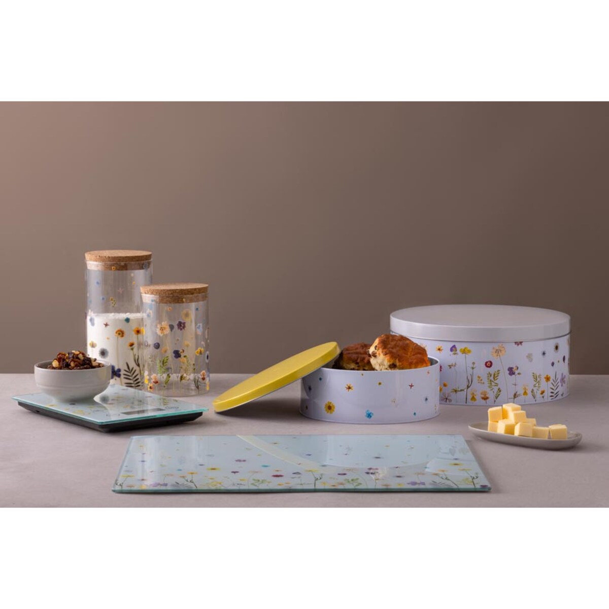 Zestaw 2 pojemników na ciastka Botanics, Typhoon