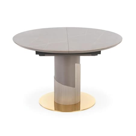 Stół okrągły rozkładany MUSCAT 120(160)x120 szary marmur