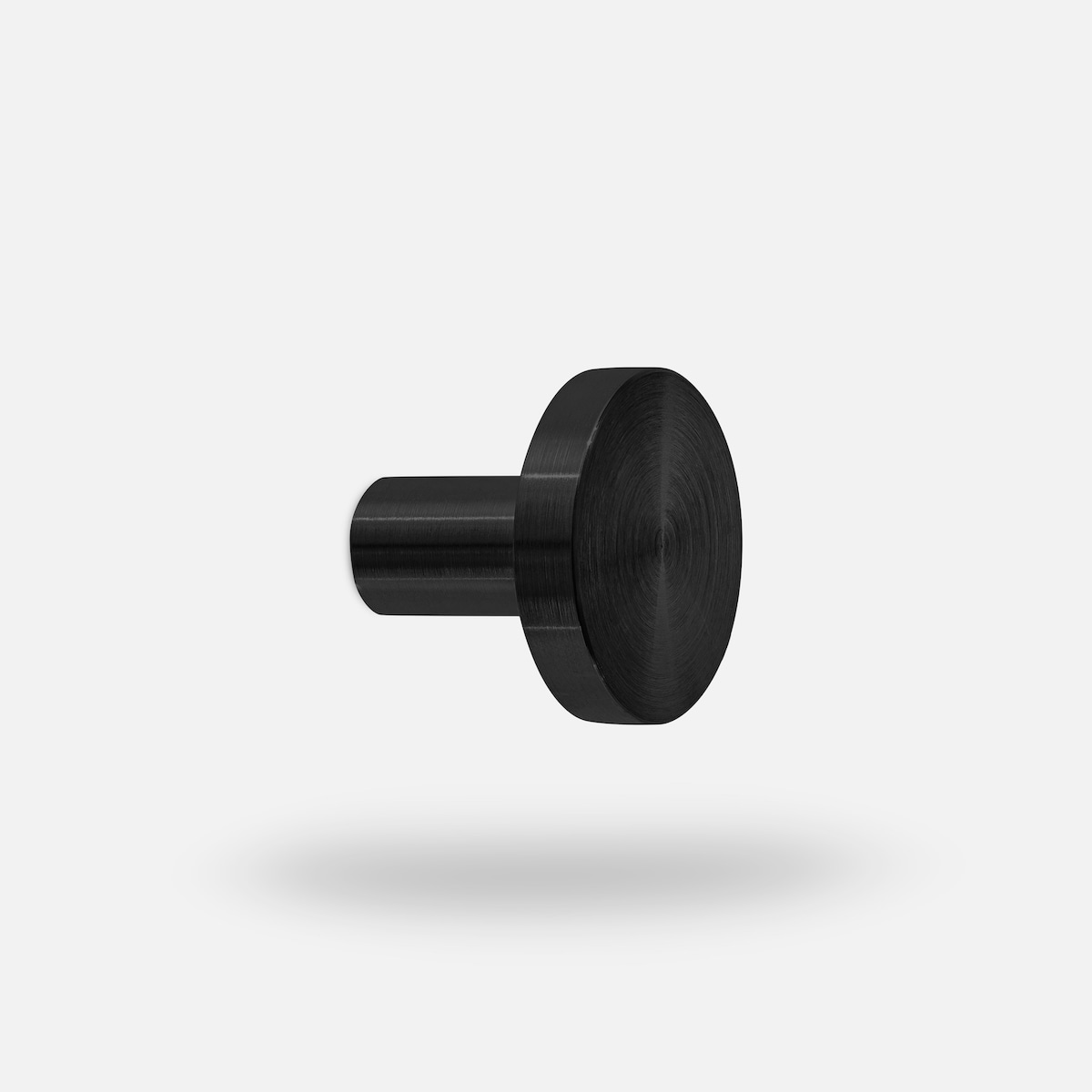 NENA MW BLACK wieszak ścienny szczotkowany czarny