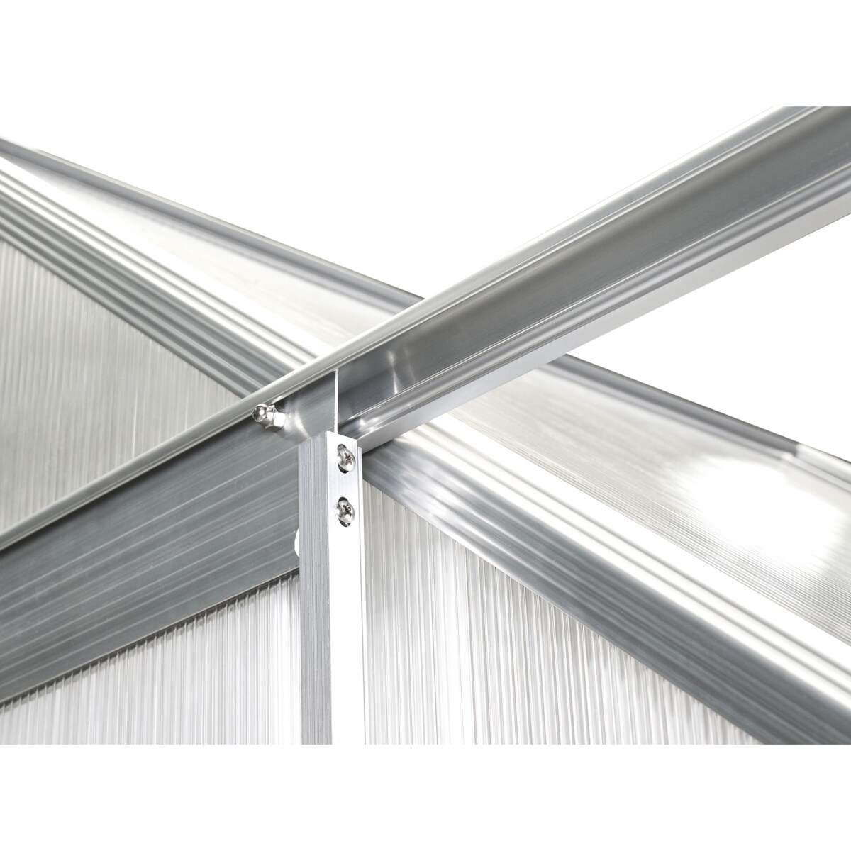 Szklarnia ogrodowa APULIA Srebrny 190 cm