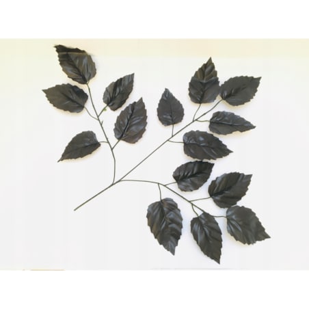 CZARNE LIŚCIE GAŁĄZKA do stroik bukiet duże dodatek wiązanki ŚWIĘTA flakonu