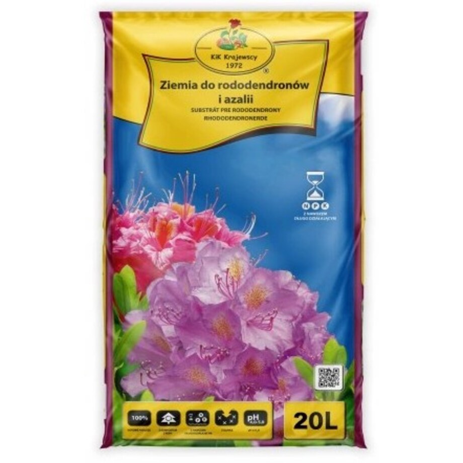 Ziemia do rododendronów i azali 20l - zawiera torf, kompost i nawóz