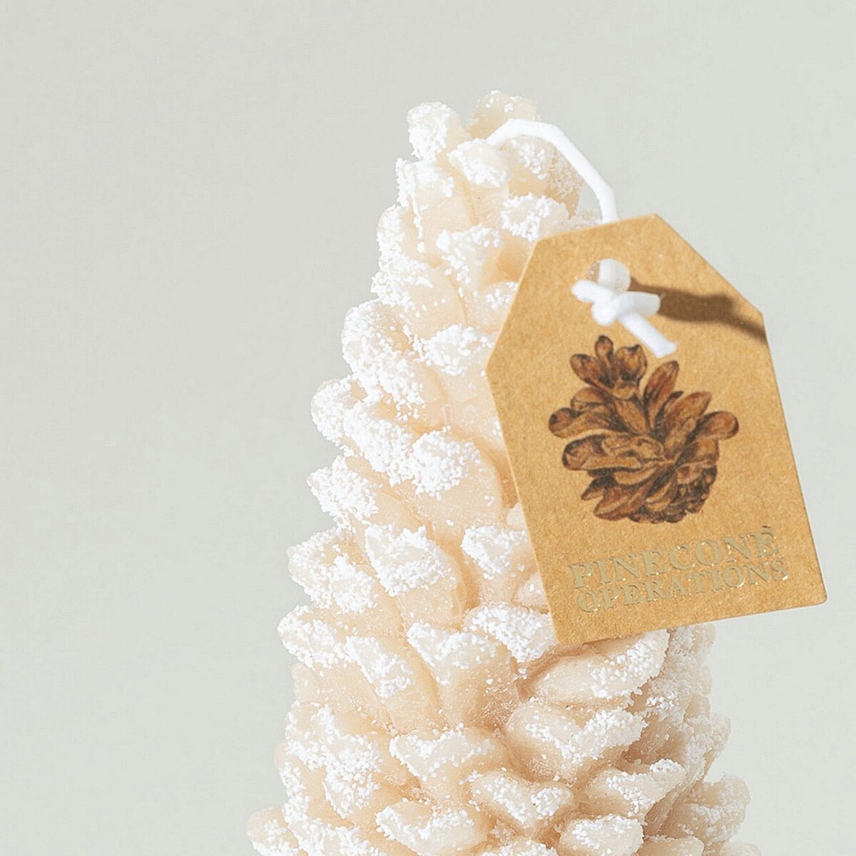 Świeca Pine Frost I 7x18 cm, 7x7x18 cm