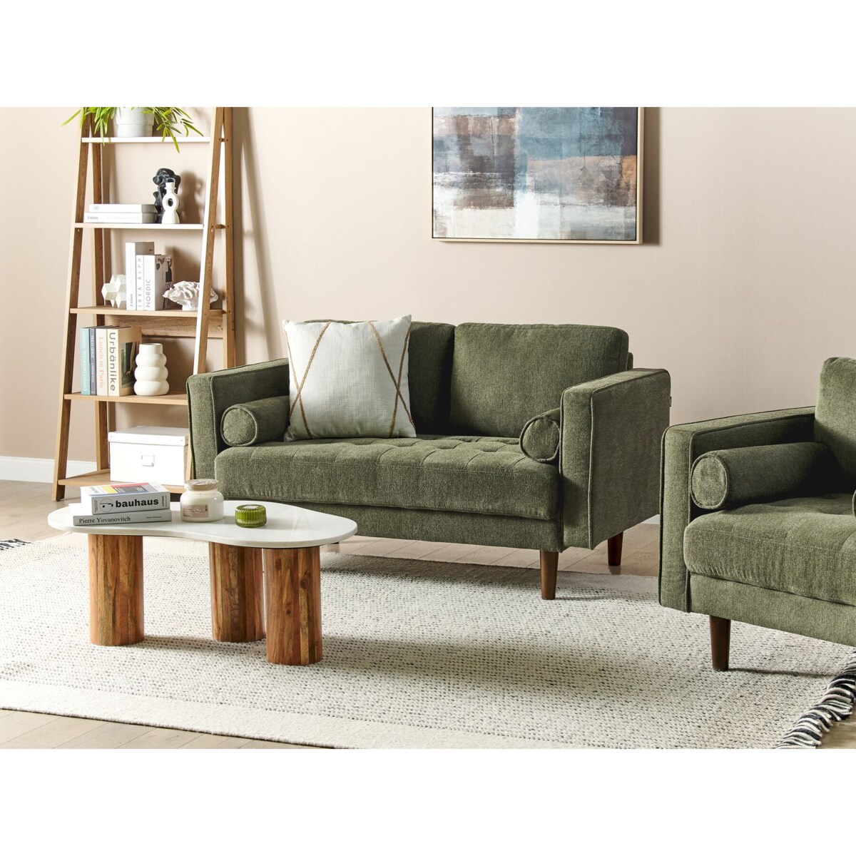 Sofa NURMO Ciemnozielony dla 2 osób