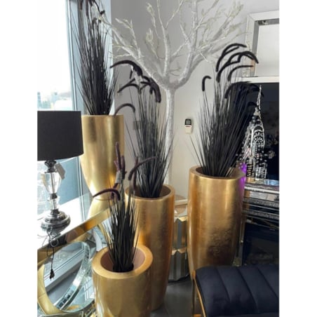 Złota donica Glamour Premium 105