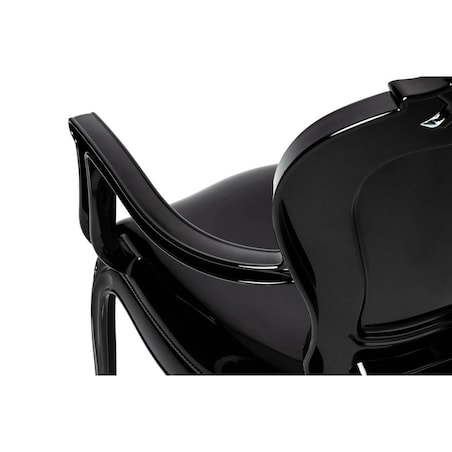 Krzesło Vintage King Arm 777-APC.BLACK King Home z podłokietnikami czarne