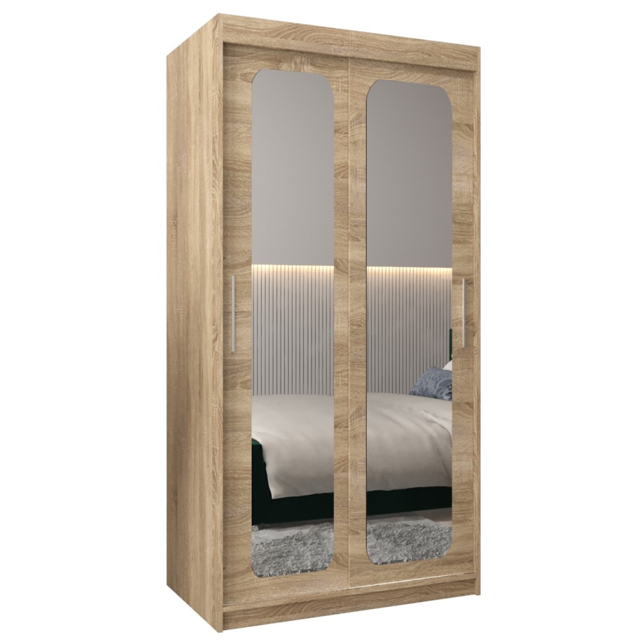 Szafa przesuwna Garderoba PROMO T3 100 sonoma/sonoma