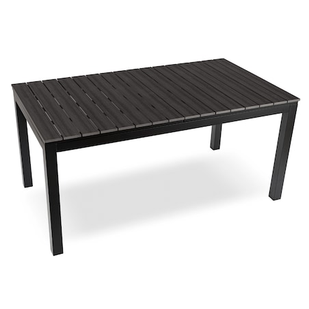 Zestaw Mebli Ogrodowych Na Taras Ogród Technorattan Czarny Popiel