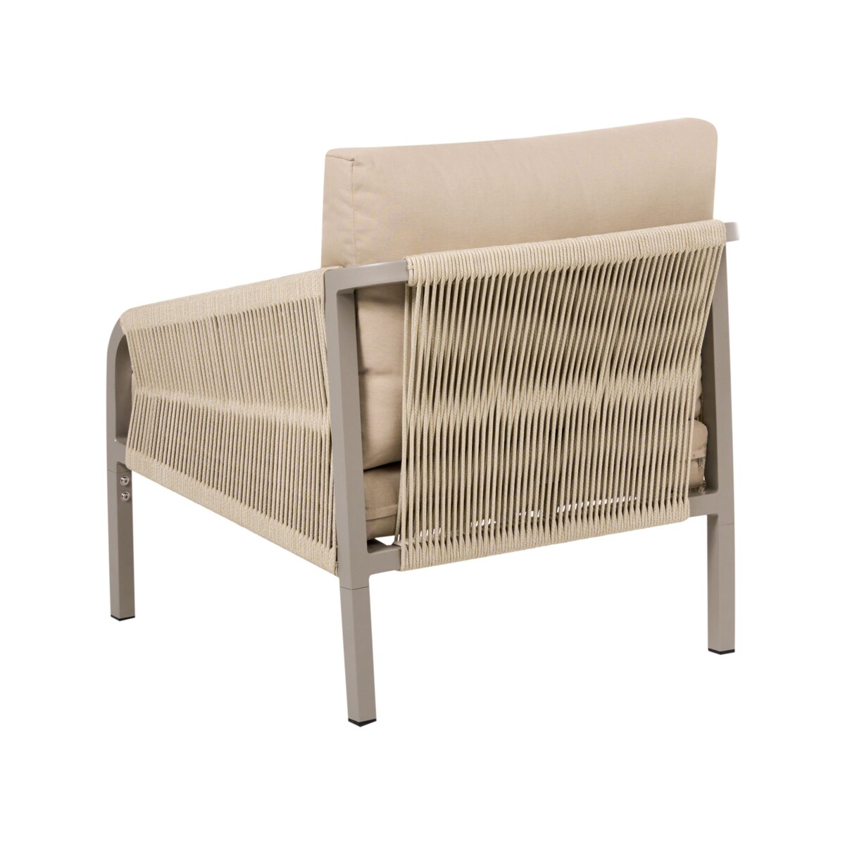 Zestaw ogrodowy ze stolikiem dla 5 osób MURATO Metal Beżowy