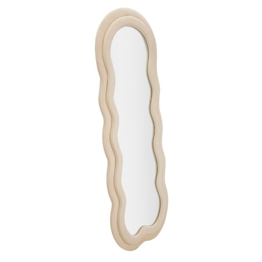 Lustro ścienne w materiałowej ramie, 160 cm