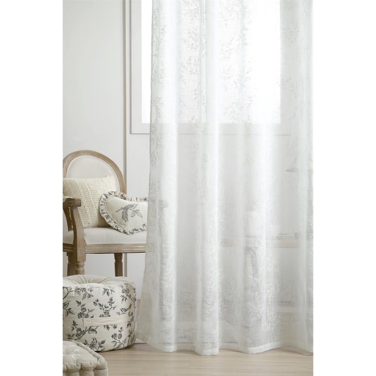 Firana na przelotkach, SAMANTHA, 140 x 260 cm