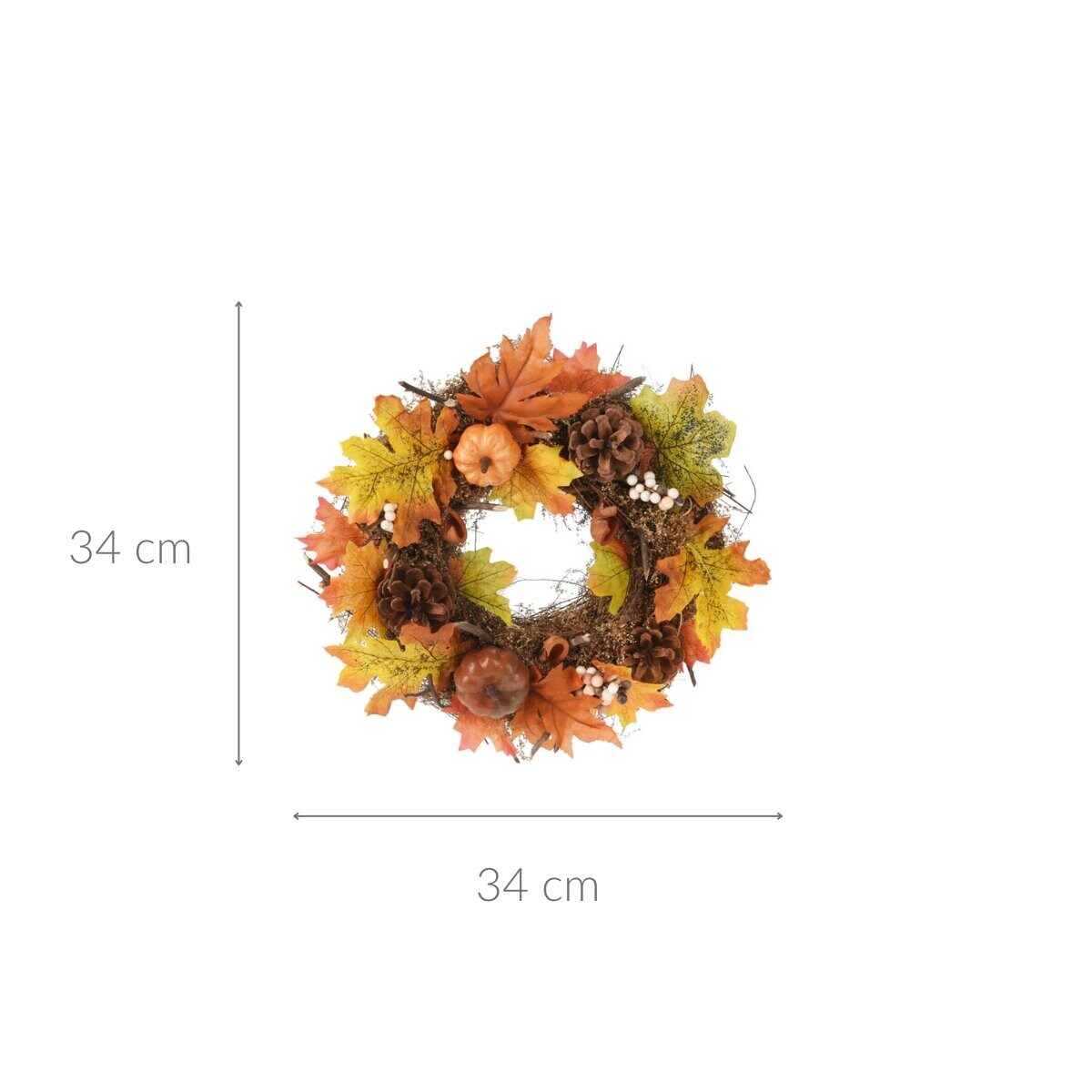 Stroik wieniec jesienny, Ø 34 cm