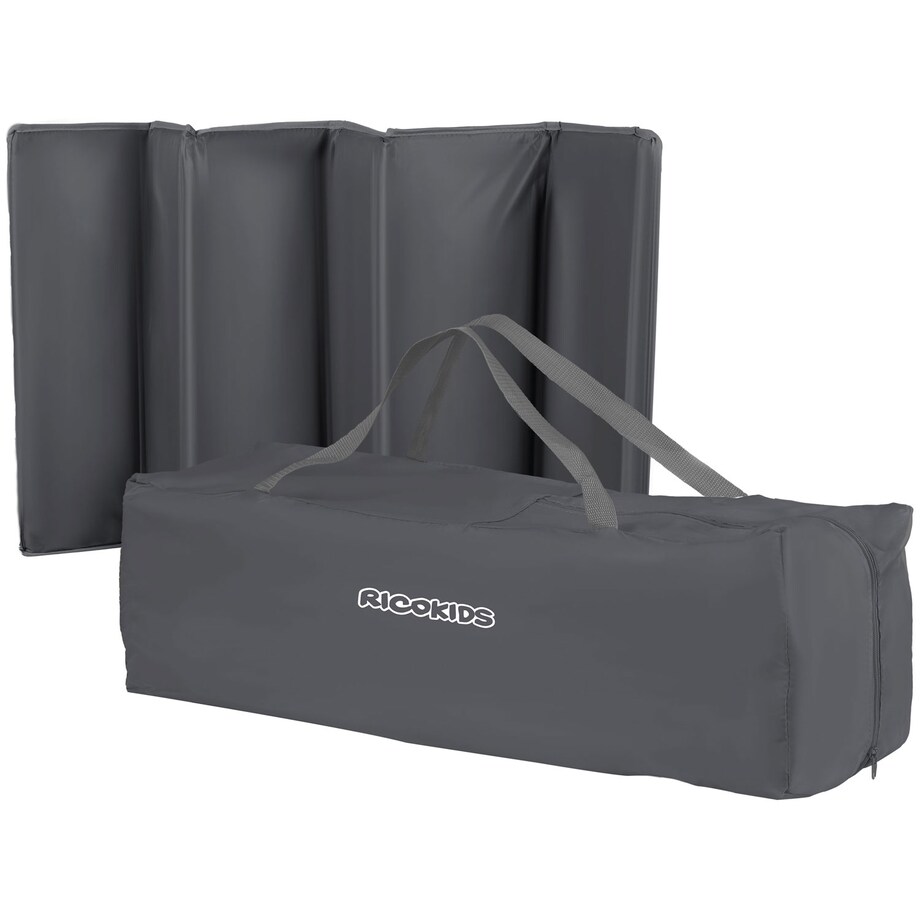 Łóżeczko turystyczne dla dziecka składane podróżne kojec Ricokids + materac + torba