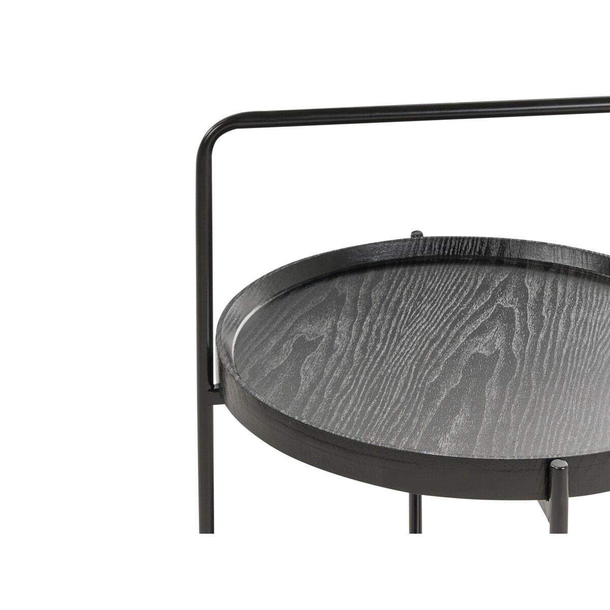 Stolik pomocniczy czarny EVART