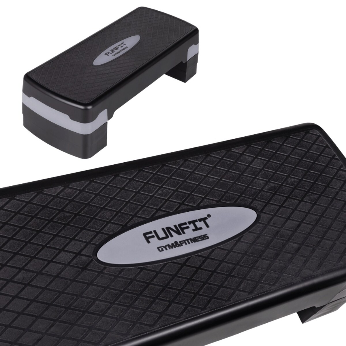 Step do aerobiku stepper schodek fitness 3 stopniowy regulowany FUNFIT