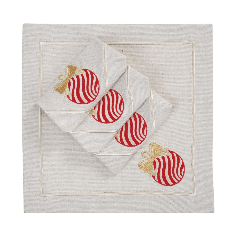 Serwetki Christmas Bauble Mirha - 4 sztuki