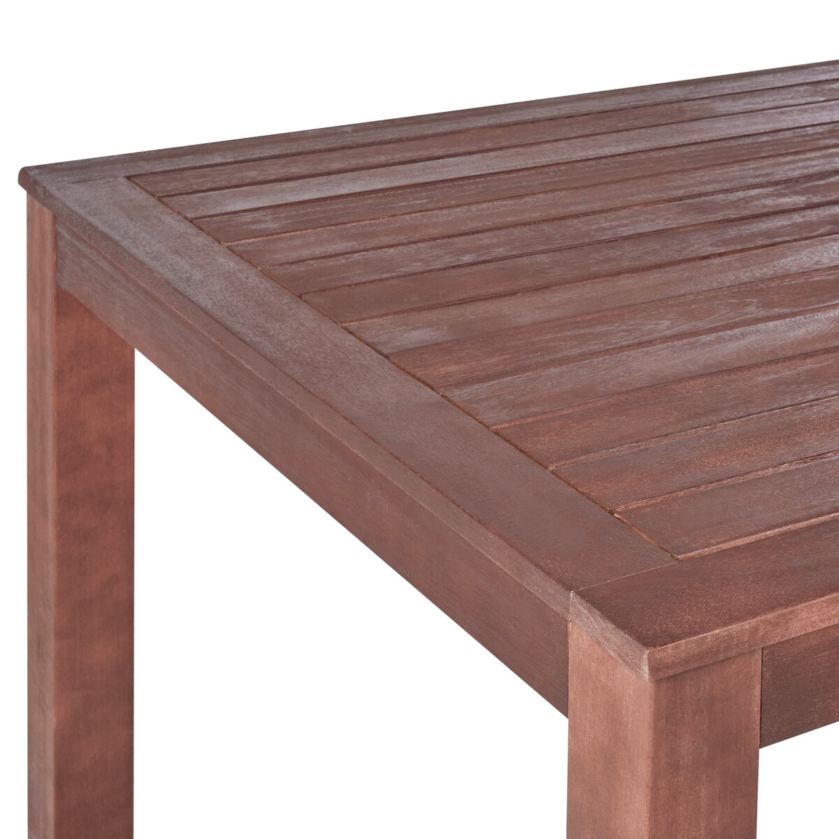 Stół ogrodowy TUSCANIA 180 cm 100 cm Drewno eukaliptusowe Ciemnobrązowy