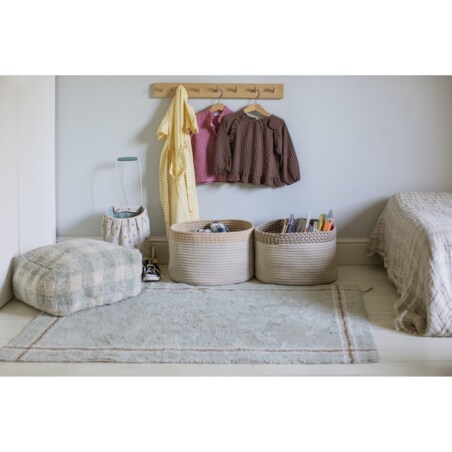 Pufa Vichy Blue Sage Lorena Canals