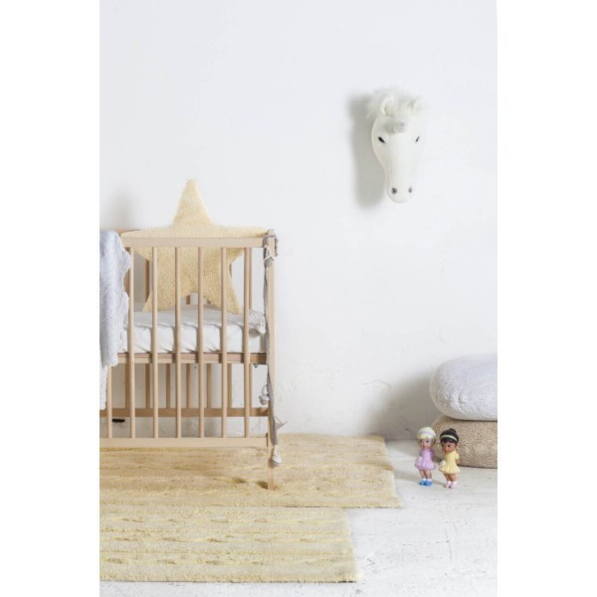 Dywan Bawełniany Trenzas Soft Vanilla 80x120 cm Lorena Canals