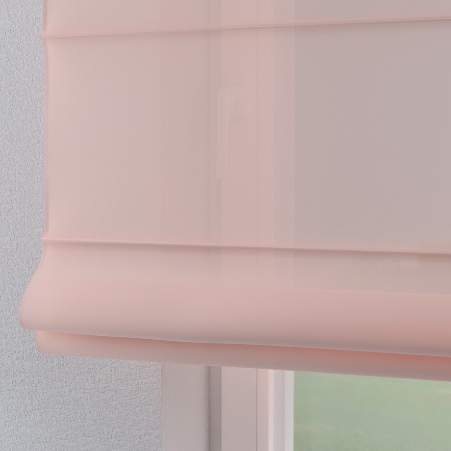 Roleta rzymska Torino 130x170 prześwitujący, jasny róż