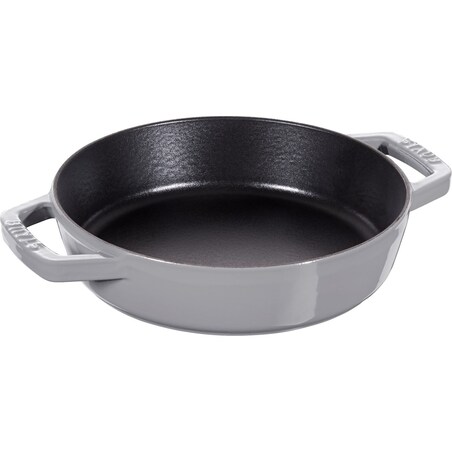 STAUB Patelnia żeliwna z dwoma uchwytami 20 cm, grafitowy
