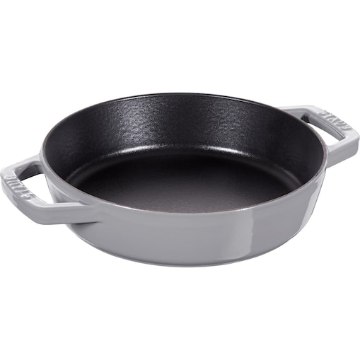 STAUB Patelnia żeliwna z dwoma uchwytami 20 cm, grafitowy