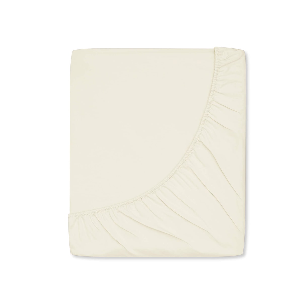 Prześcieradło satynowe z gumką vanilla 140 x 200 cm