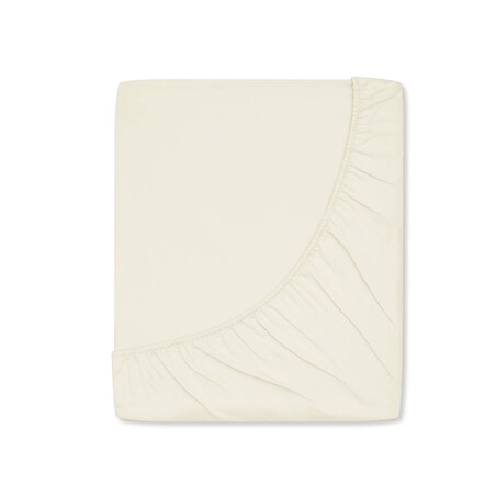 Prześcieradło satynowe z gumką vanilla 140 x 200 cm