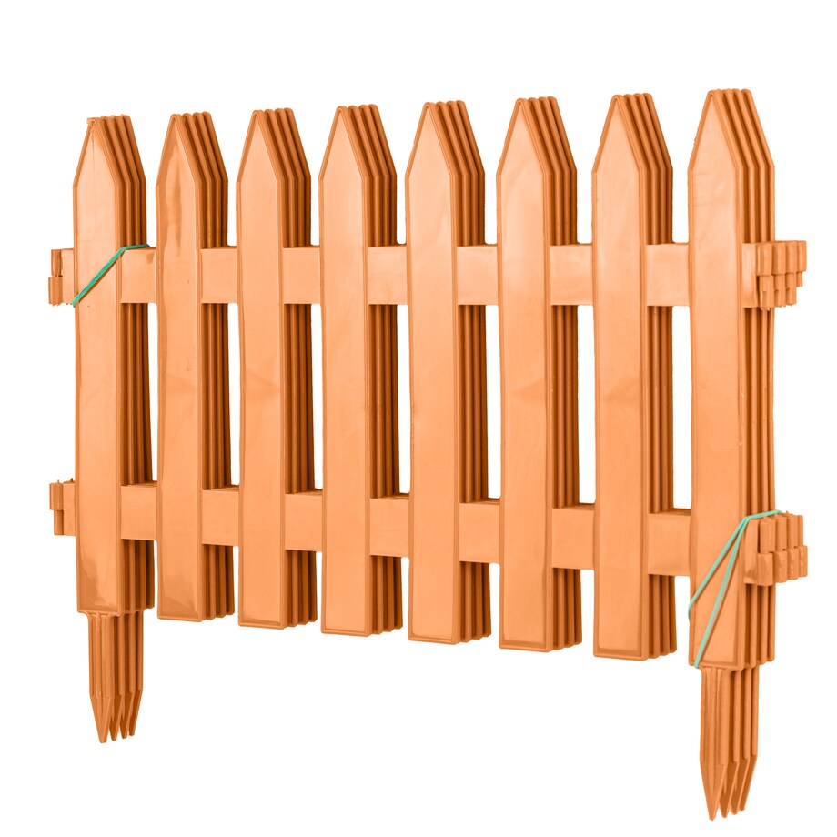 Płotek Ogrodowy 3,22 M Obrzeże Trawnikowe Palisada Terakota