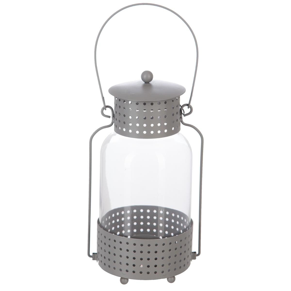 Lampion LATARNIA - podłużna latarenka, DEKORACJA do domu, 12,5 x 23 cm