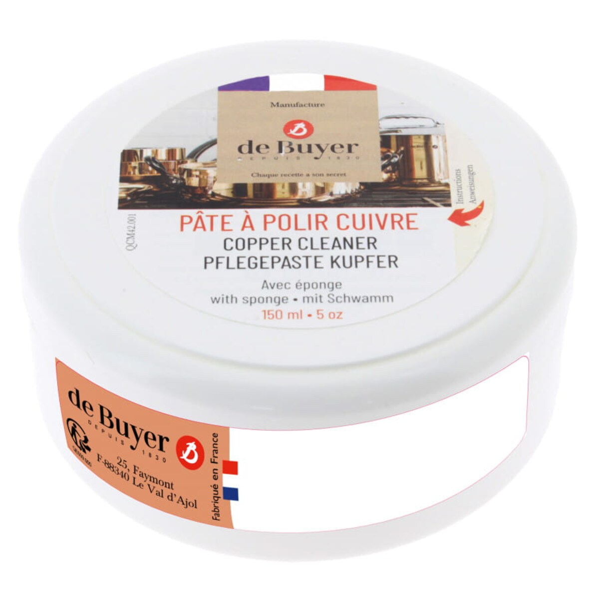 De Buyer Pasta do czyszczenia miedzi 150 ml