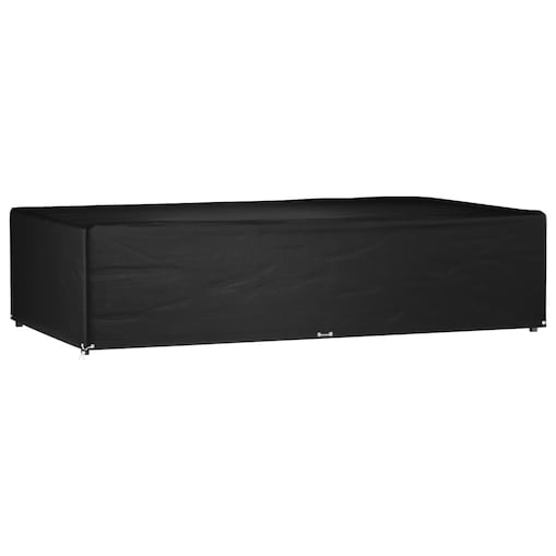 vidaXL Pokrowiec na meble ogrodowe, 12 oczek, 315x180x75 cm, prostokąt