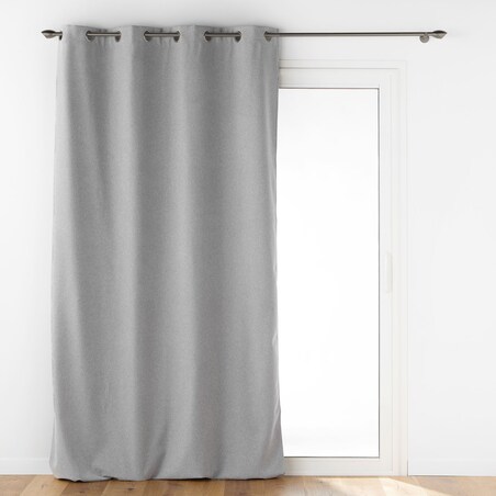 Zasłona na przelotkach JUPITER GREY, 140 x 260 cm, termoizolacyjna