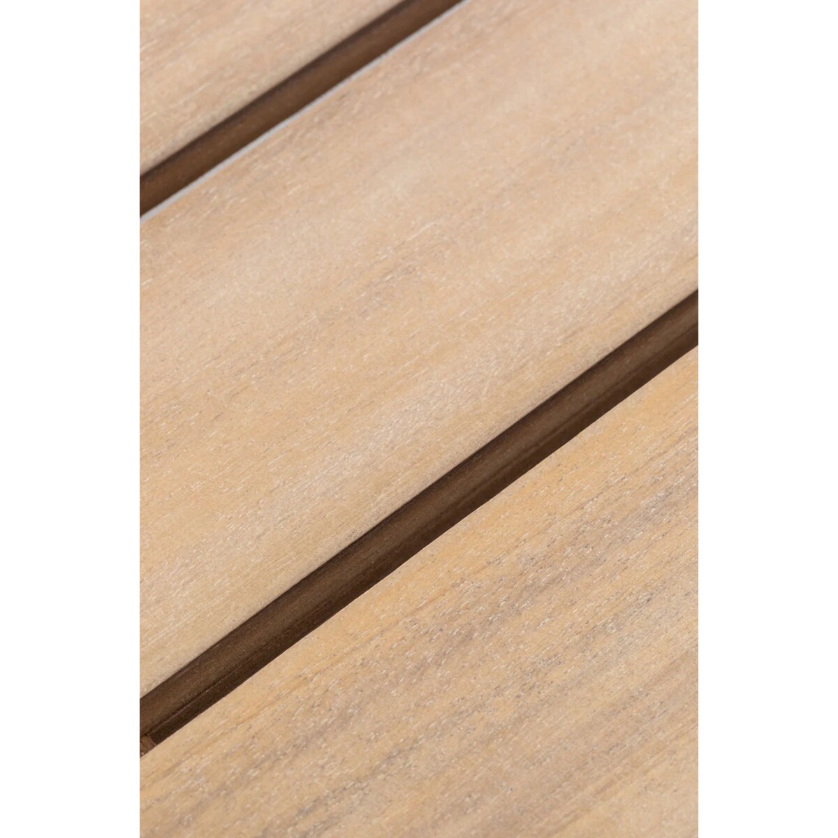 Zestaw ogrodowy: stół i 6 krzeseł z drewna akacjowego Kaela white