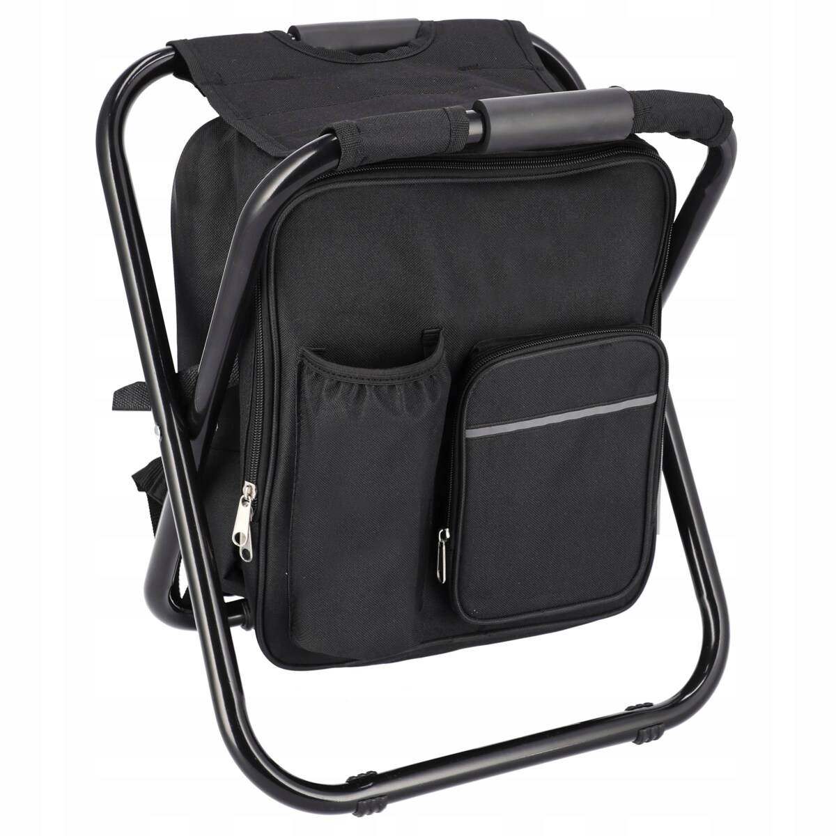 KRZESEŁKO WĘDKARSKIE TURYSTYCZNE Z PLECAKIEM SKŁADANE 2 w 1