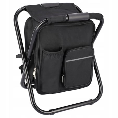 KRZESEŁKO WĘDKARSKIE TURYSTYCZNE Z PLECAKIEM SKŁADANE 2 w 1